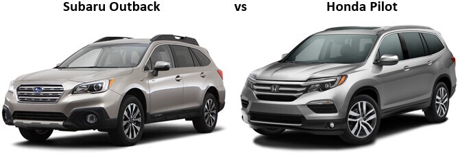 Subaru Outback vs Honda Pilot in Tucson, AZ Subaru Outback vs Honda Pilot in Tucson, AZ