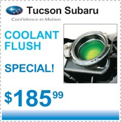Tucson Subaru Coolan Flush Special