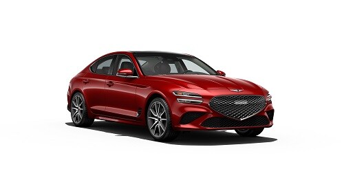 The 2022 Genesis G70 is a luxury sedan with an 6 speed automatic transmission, a 3.3 liter V6 engine, & is better than a BMW.