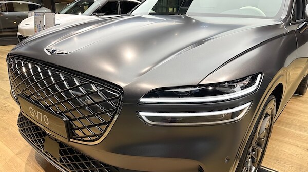 The Genesis GV70 is a luxury electric SUV available at an attractive starting price at around $66,000-$85,000 depending on trim.