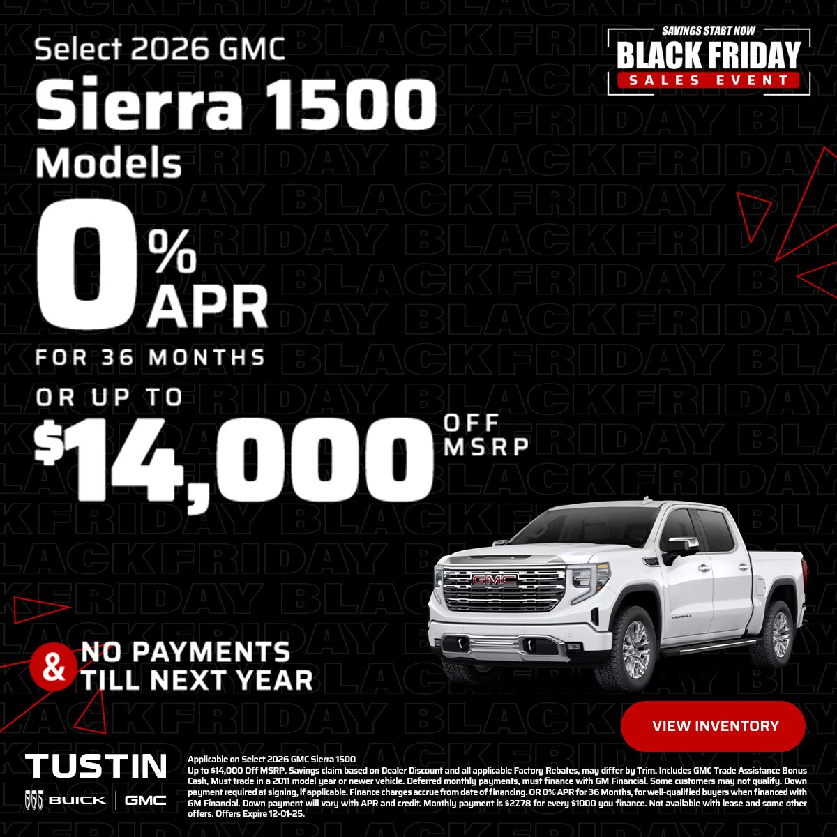 NOV2025_Display_New_GMC_Sierra 1500_2026_Offer_APR & MSRP_1200x1200_12-01-2025.jpg