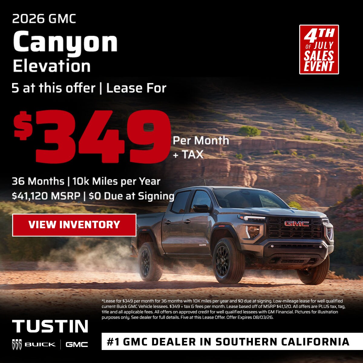 JUL2026_Slider_New_GMC_Canyon_2026_Offer_Lease_1200x1200_08-03-2026.jpg