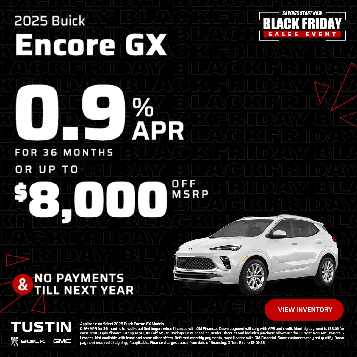 NOV2025_Display_New_Buick_Encore GX_2025_Offer_APR & MSRP_1200x1200_12-01-2025.jpg