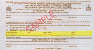 Selling Your Car in Vermont, You'll Need Payoff Information or Title
