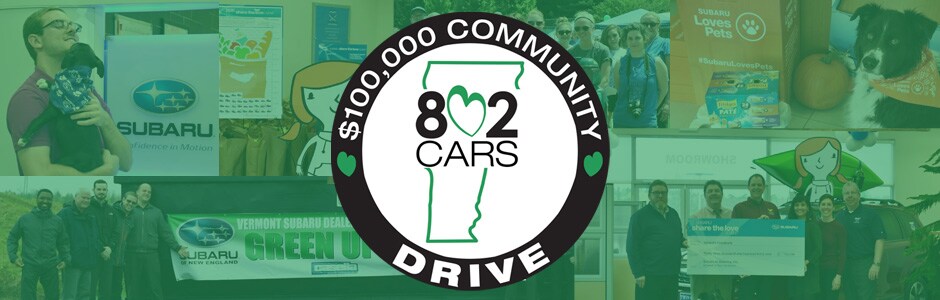 The 802 Cars
$100,000 Community Drive