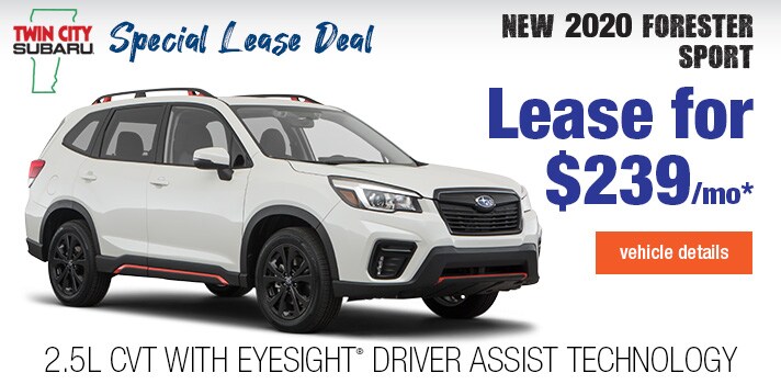 Twin City Subaru Forester Lease Deal Twin City Subaru Forester
Lease Deal