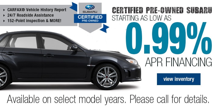 Subaru Certified Finance Deal Subaru Certified Finance
Deal