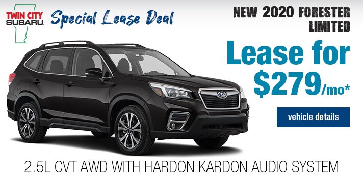 Twin City Subaru Forester Lease Deal Twin City Subaru
Forester
Lease Deal