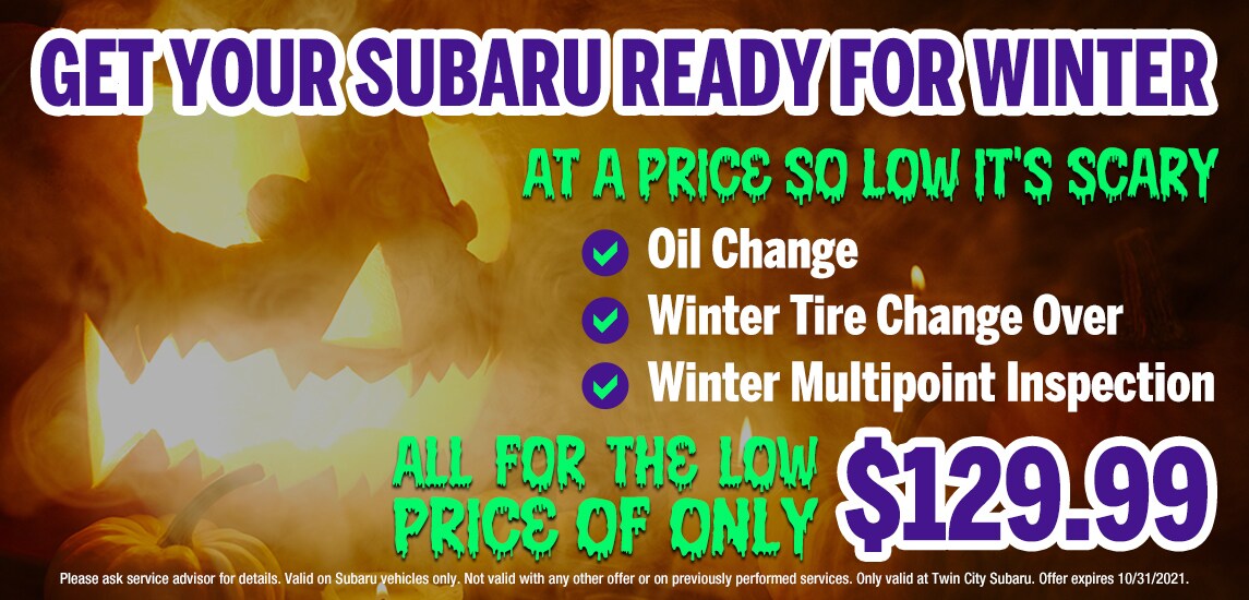 Twin City Subaru Oil Change Everyday Low Price Subaru Oil
Change Coupon