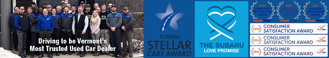 Driving to be Vermont's Most Trusted Used Car Dealer