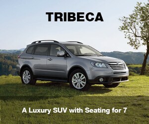 Learn More about the Tribeca Compare Subaru Tribeca