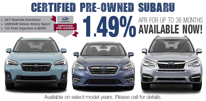 Subaru Certified Finance Deal Subaru Certified Finance
Deal