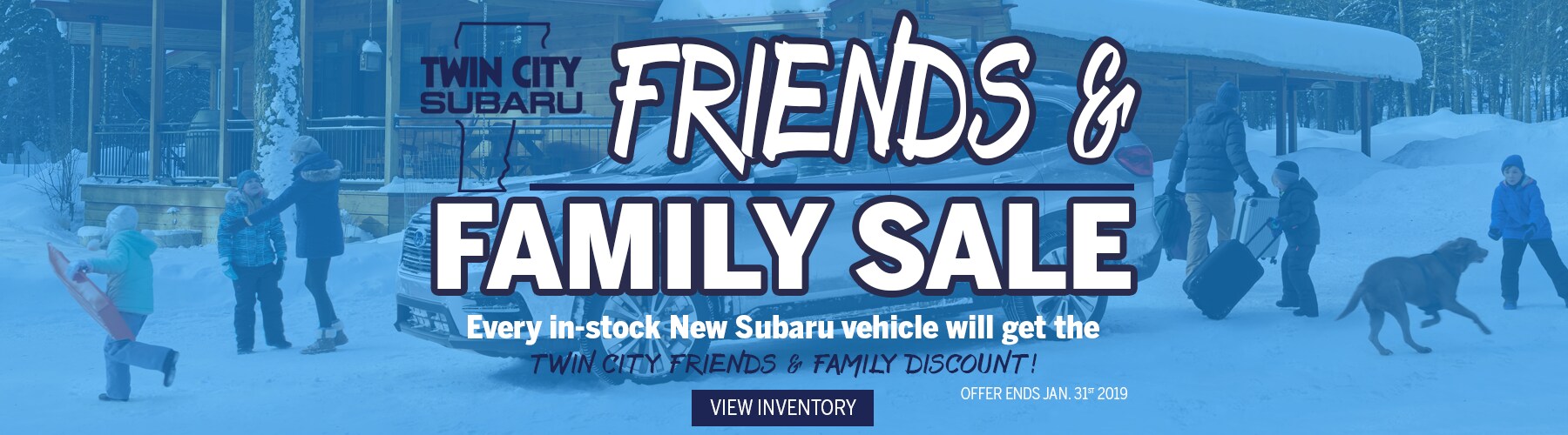 Twin City Subaru Friends and Family Sale Twin City Subaru Friends and Family Sale