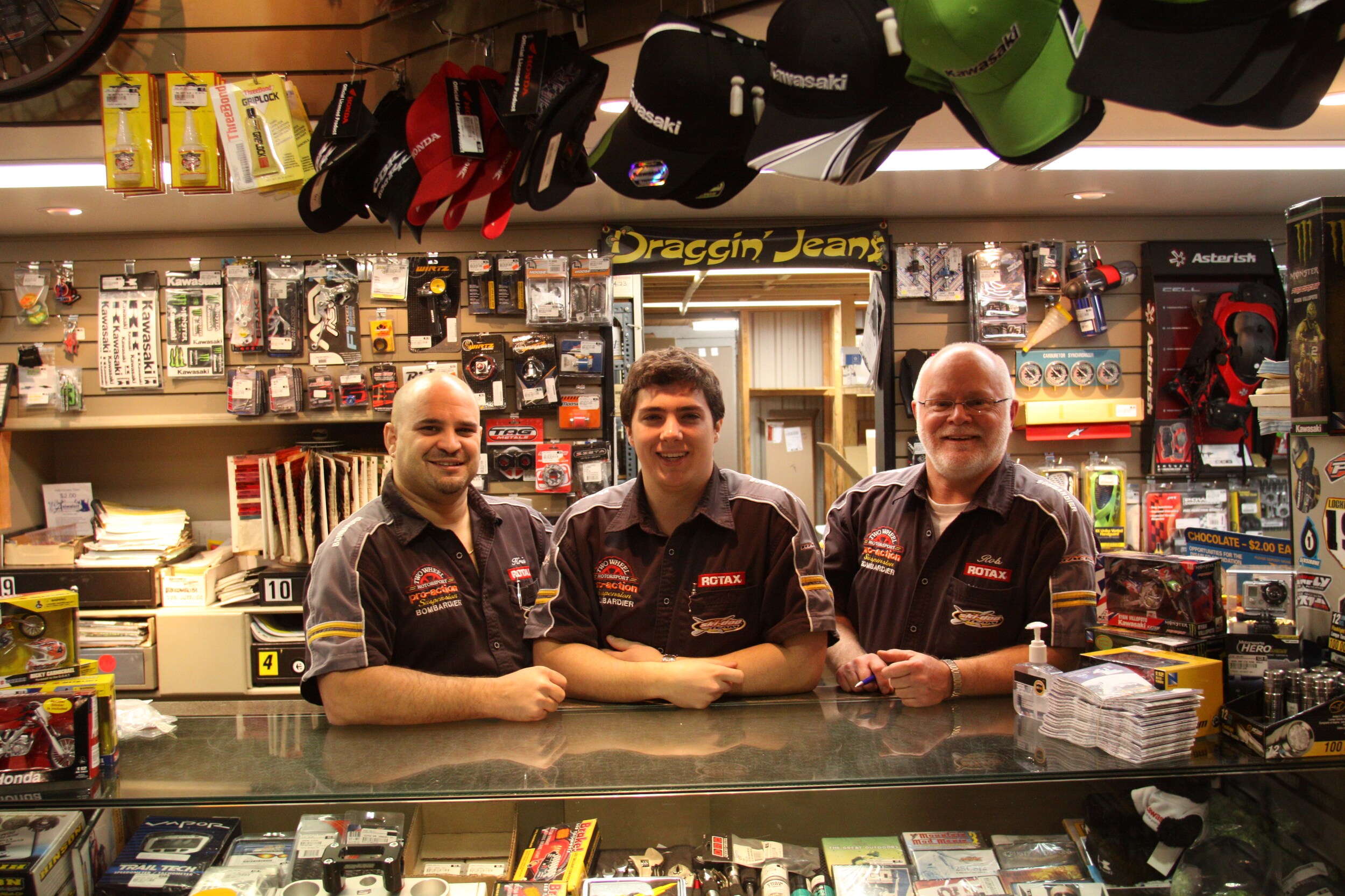 Parts staff