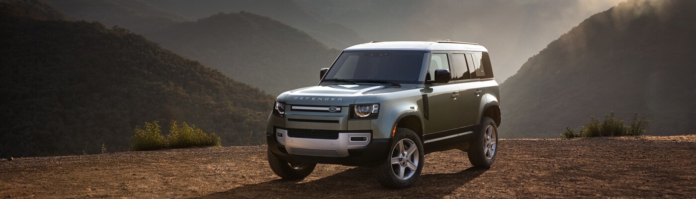 Defender 110 SUV Defender 110 SUV parked on a dusty hill