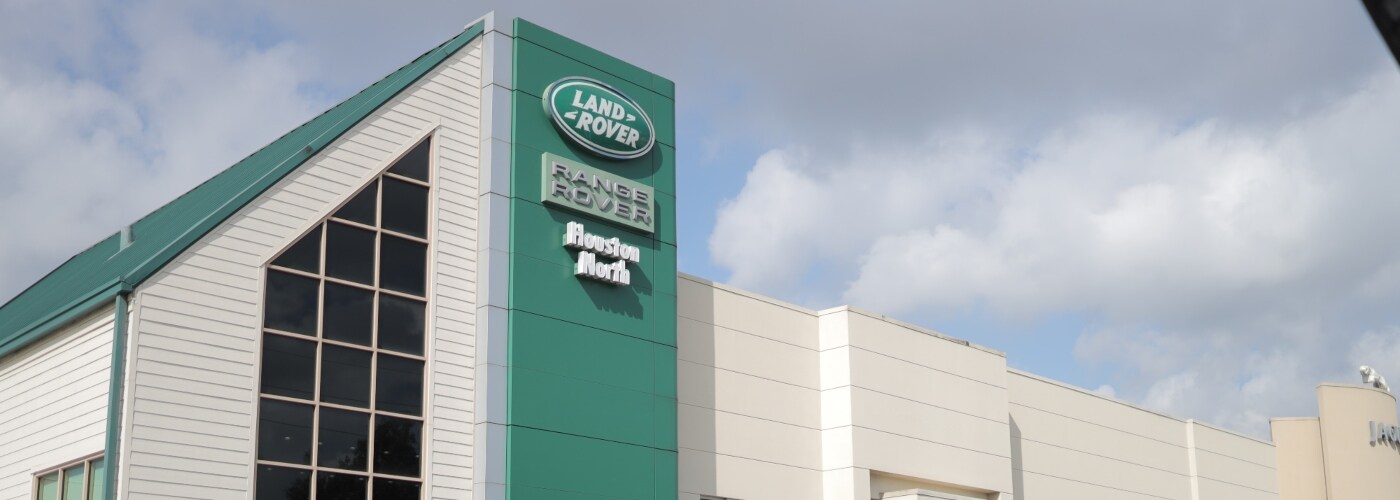 Land Rover Houston North Land Rover Houston North Sign and building