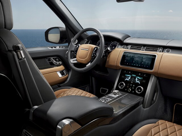 Range Rover SUV interior