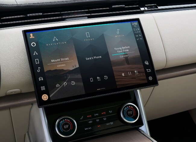 Range Rover SUV interior Range Rover SUV interior