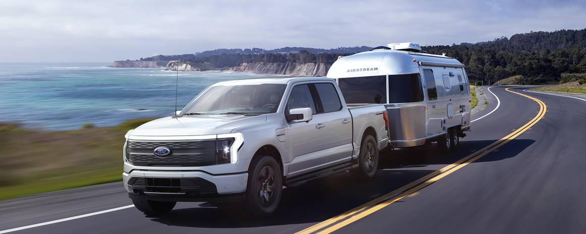 New Ford F-150 Lightning Driving and Towing Ford F-150 Lightning in Tyler, TX