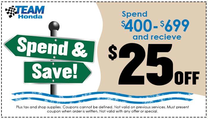 $25.00 Off Special $25.00 Off Special