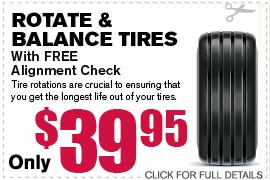 Rotate & Balance Tires