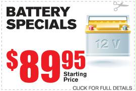 Battery Specials