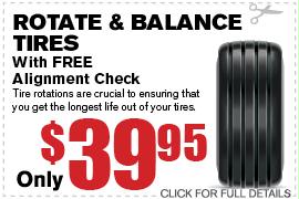 Rotate & Balance Tire Special