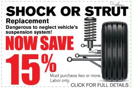 Shock or Strut Shock or Strut