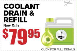 Coolant Drain & Refill