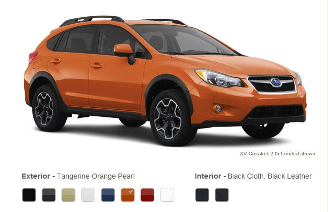 XV Crosstrek Tangerine Orange Pearl subaru xv crosstrek colors tangerine orange pearl