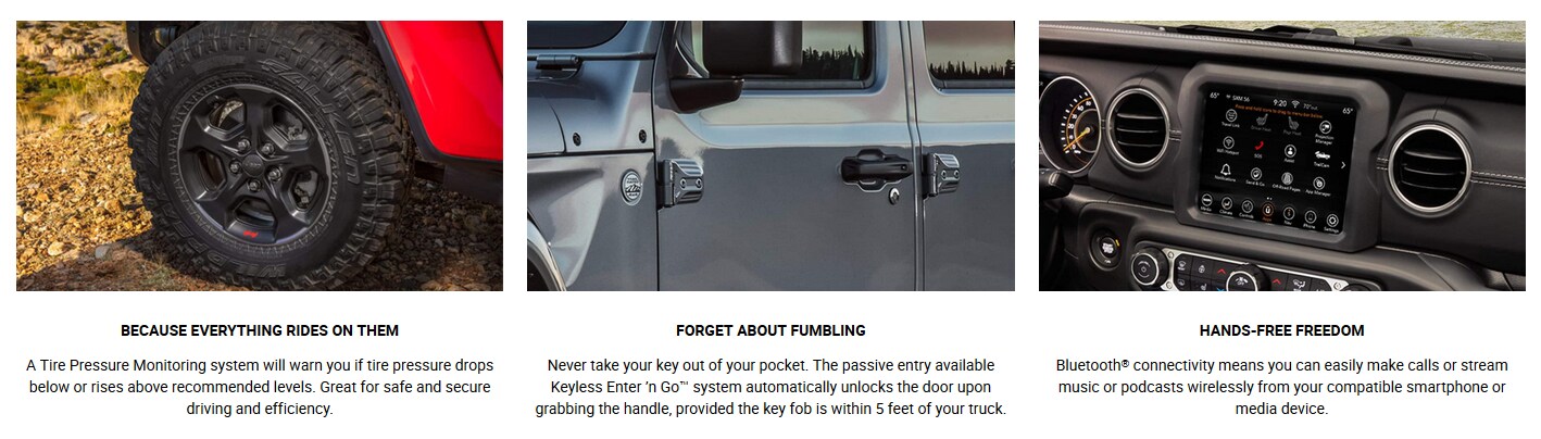 2020 Jeep Gladiator Tires Passive Entry