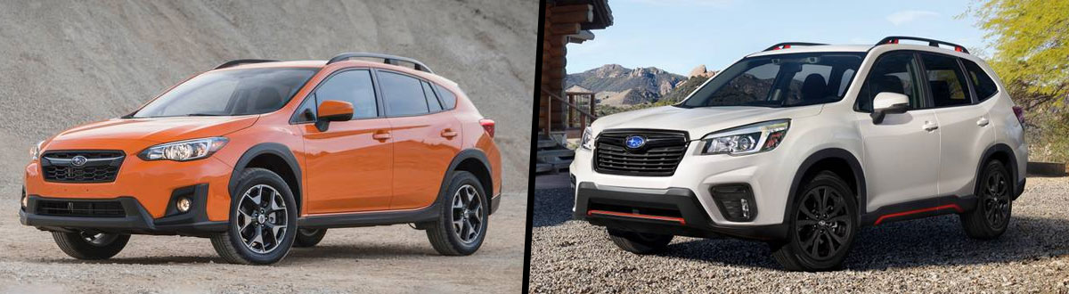 2020 Subaru Crosstrek vs 2020 Subaru Forester