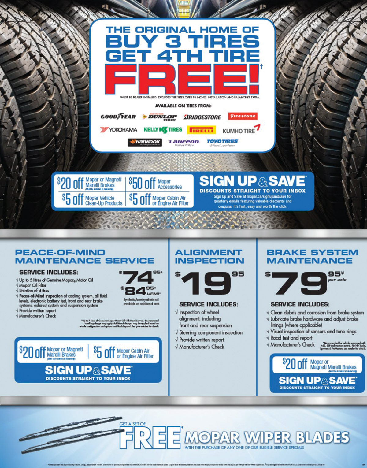 Mopar Spring Service Special at Unique Chrylser Jeep Dodge RAM Burlington