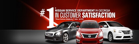 #1 Nissan Service Department in Georgia in Customer Service