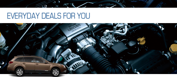 Service and Parts Specials at Valenti Subaru