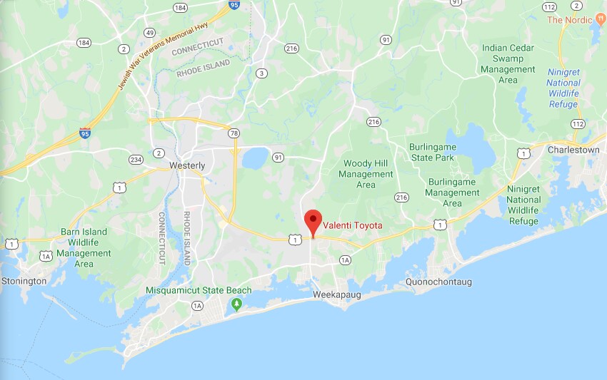 Valenti Toyota Map.png