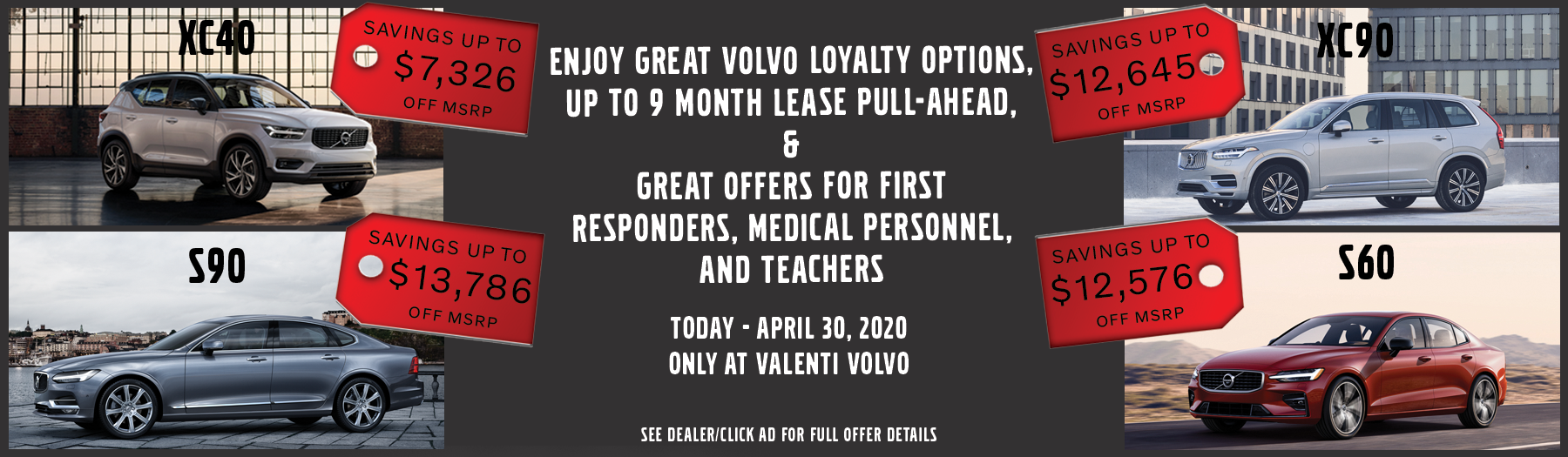 View New Volvo Specials