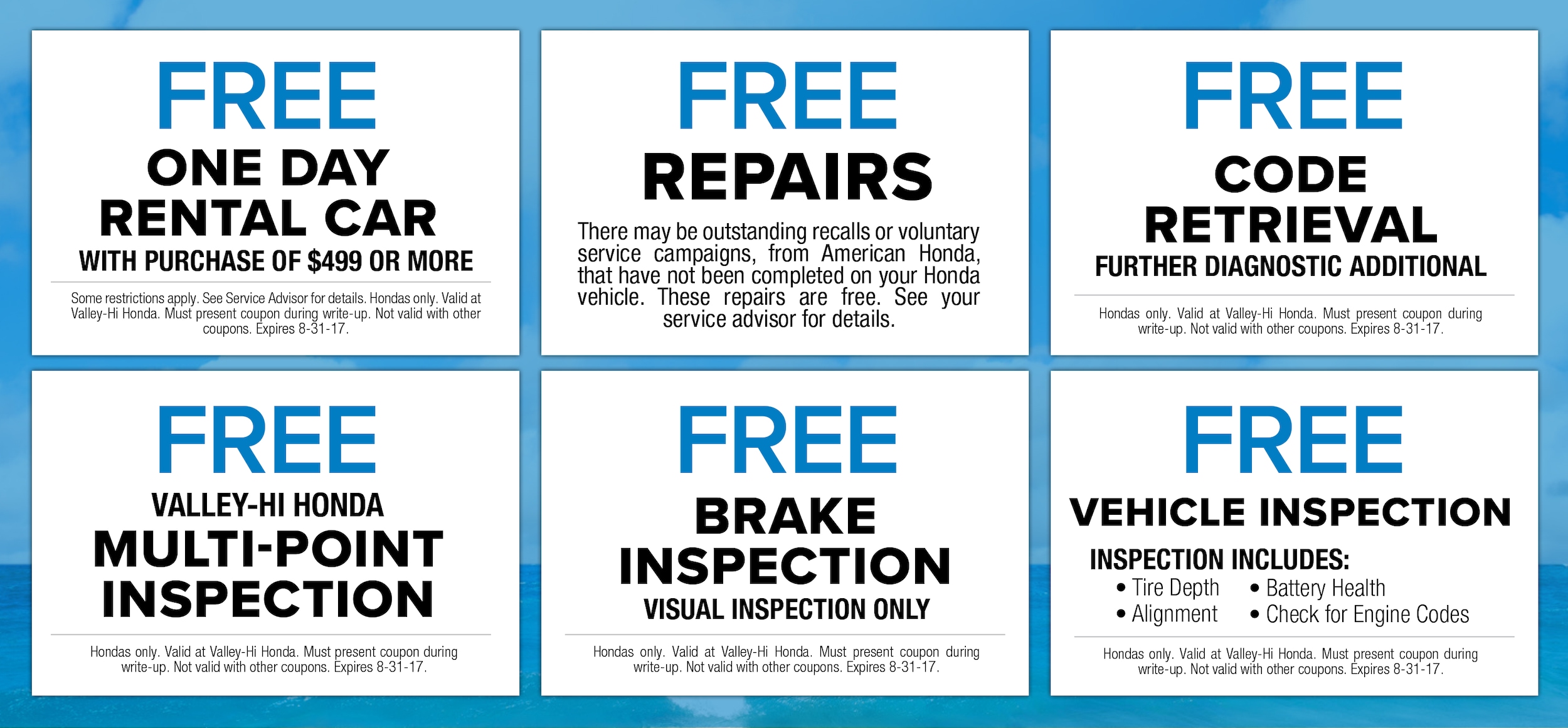 Honda katy service coupons