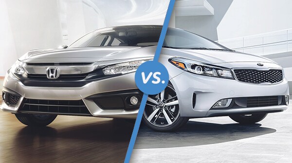 Comparison: 2017 Honda Civic vs 2017 Kia Forte