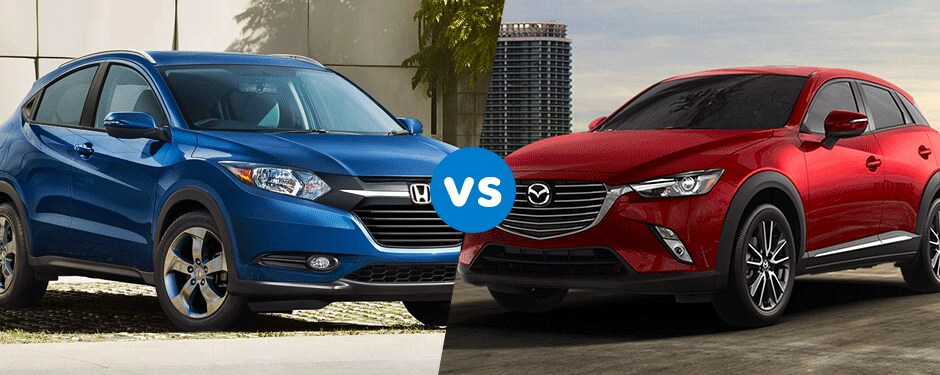 Comparison: 2017 Honda HR-V vs 2017 Mazda CX-3