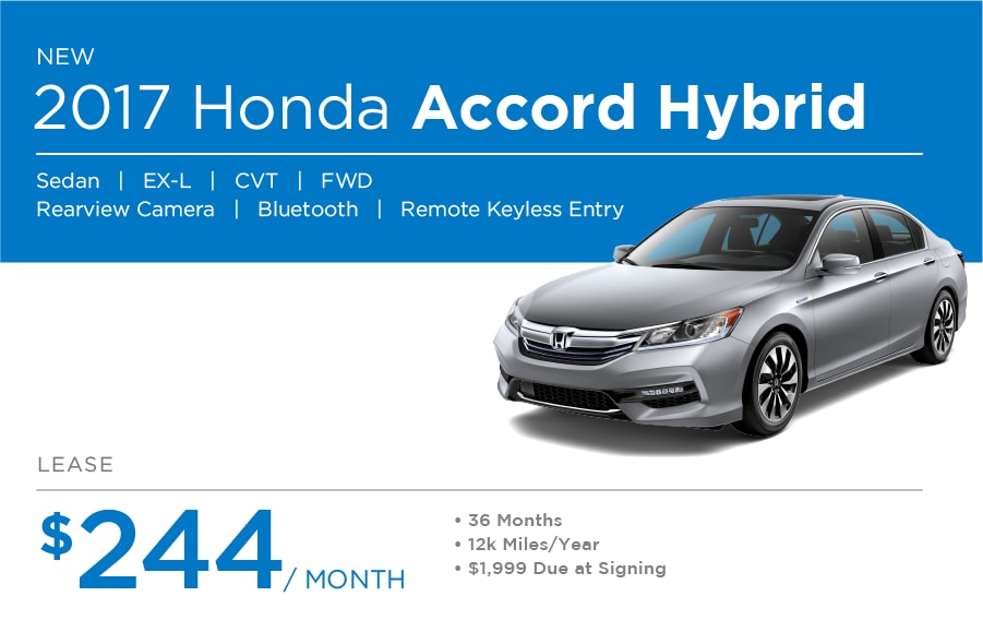 Honda Accord Hybrid Special Offer