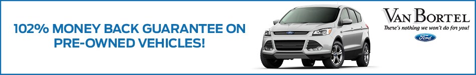 102% Money Back Guarantee On Preowned Vehicles
