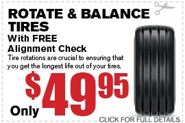 Rotate and Balance Tires