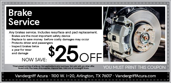 Brake Special - Coupon
