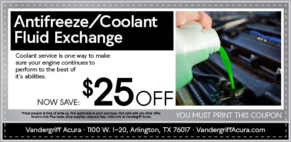Antifreeze - Coolant Fluid Exchange - Coupon