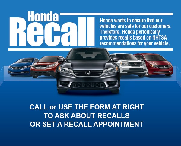 Honda Recall Info