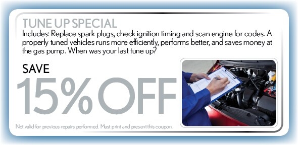 Tune-Up Service Coupon, Atlanta, TX Automotive Service