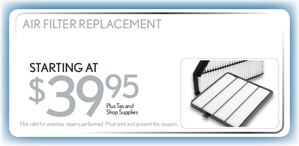 Engine Air Filter Coupon - if No image, this offer has ended.