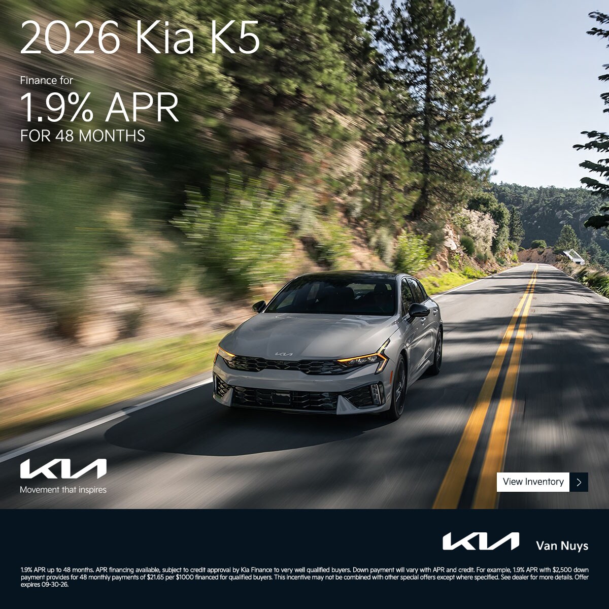SEP2026_Slider_New_Kia_K5_2026_Offer_APR_1200x1200_09-30-2026.jpg