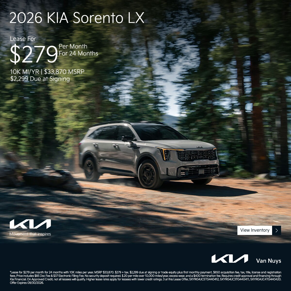 SEP2026_Slider_New_Kia_Sorento_2026_Offer_Lease_1200x1200_09-30-2026.jpg